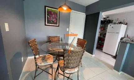 Apartamento com 2 dormitórios para alugar, 70 m² por R$ 2.757/mês - Areias - São José/SC
