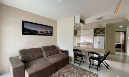 Apartamento com 2 dormitórios para alugar, 59 m² por R$ 2.355,26/mês - Barra do Aririú - Palhoça/SC