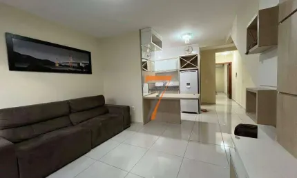 Apartamento com 2 dormitórios para alugar, 59 m² por R$ 2.355,26/mês - Barra do Aririú - Palhoça/SC