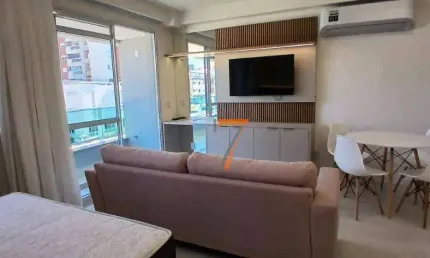 Studio com 1 dormitório para alugar, 42 m² por R$ 4.410,64/mês - Estreito - Florianópolis/SC