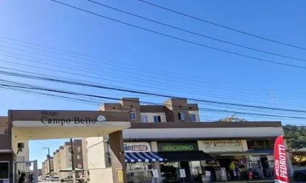 Apartamento com 2 dormitórios para alugar, 45 m² por r$ 2.158,29/mês - fundos - biguaçu/sc