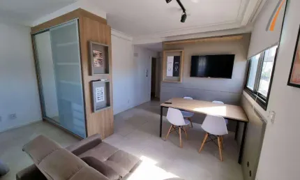 Studio com 1 dormitório, 36 m² - venda por r$ 599.000,00 ou aluguel por r$ 4.138,85/mês - coqueiros - florianópolis/sc
