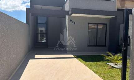 Casa para Venda em Fazenda Rio Grande, Eucaliptos, 3 dormitórios, 1 suíte, 3 banheiros, 2 vagas