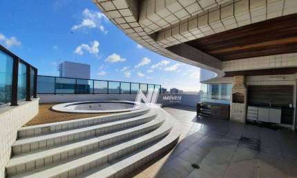 Bossa Nova em Capim Macio - Cobertura linear com 240m² - 3suites - Jacuzzi