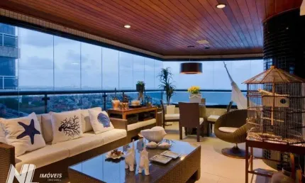 Apartamento alto padrão  com 4 suítes à venda, 449m² - petrópolis - natal/rn