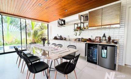 Exclusiva casa no Alphaville Natal - Casa  com 5suítes, toda projetada, 4Vagas