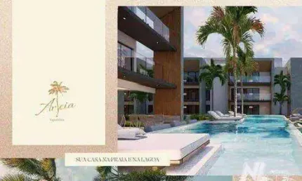 Apartamento Duplex com 2 dormitórios à venda, 79 m² por R$ 555.468,00 - Praia de Tabatinga - Nísia Floresta/RN