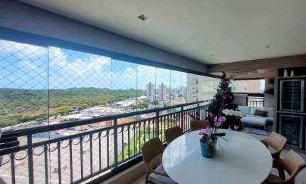 Apartamento em Capim Macio - vista livre - 196m² - 3suites - 4vagas