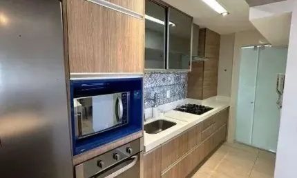 Apartamento 100% mobiliado - no tirol - 2qts + escritório + 2vagas