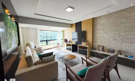 Apartamento no tirol - 100% mobiliado - 180m² - 3suites - 3vagas