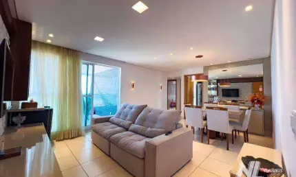 Apartamento alto padrão com 3 dormitórios à venda, 98 m² por R$ 840.000,00 - Petrópolis - Natal/RN