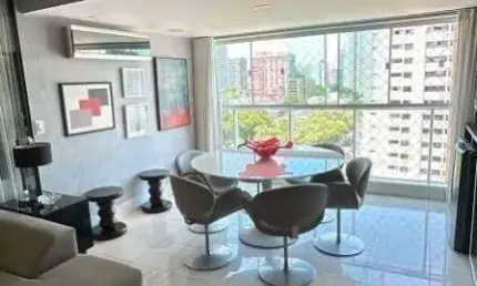 Residencial américa no tirol - 187m² - 3suites - 3vagas - semi mobiliado