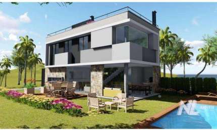 Apartamento Duplex com 4 dormitórios à venda, 420 m² por R$ 2.500.000 - Búzios - Nísia Floresta/RN