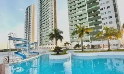 Apartamento com 2quartos 1suite - vaga coberta - condominio clube em ponta negra