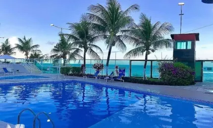 Flat beira mar à venda, 22 m² por r$ 225.000 - ponta negra - natal/rn