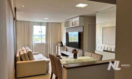 Apartamento semi mobiliado no Parque das Árvores / Nova Parnamirim - predio com elevador