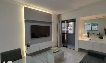 Apartamento com 1 dormitório à venda, 53 m² por r$ 295.000,00 - tirol - natal/rn