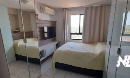 Apartamento no Tirol - 2 Quartos, 1 Suite - Semi mobiliado - vaga coberta