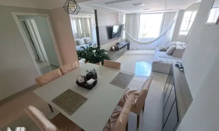 Apartamento em capim macio, com 132m² - 3quartos, sendo duas suites + escritório