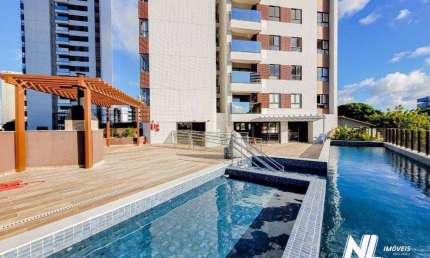 Apartamento com 3 dormitórios para alugar, 79 m² por R$ 4.000,00/mês - Capim Macio - Natal/RN