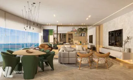 Apartamento exclusivo | 233 m² | 4 suítes frente mar com varanda gourmet