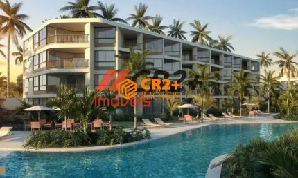 Flat à Venda 02 quartos, 01 suíte em Carneiros em Tamandaré 57M². Lançamento.