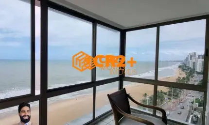 Apartamento a venda com 04 quartos 03 suítes na av boa viagem-200m²