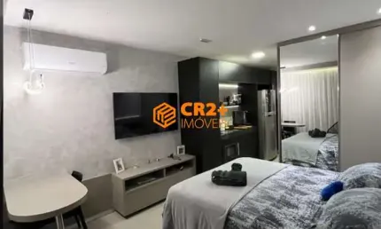 Flat a venda 25m2 ;01 quarto;01 vaga de garagem em boa viagem.
