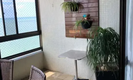 Alugo apartamento de luxo na Beira Mar de Piedade- 220m²- 4 quartos