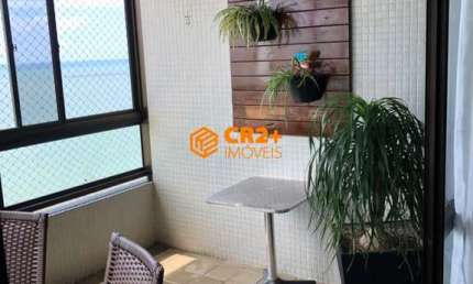 Alugo apartamento de luxo na Beira Mar de Piedade- 220m²- 4 quartos