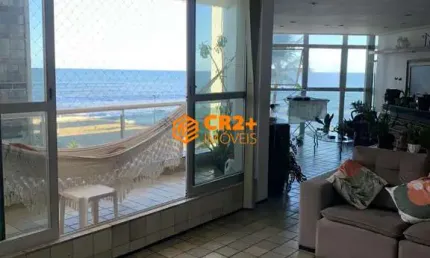 Vendo apartamento com 194m2, 3 quartos sendo 1 suíte na beira mar de Piedade