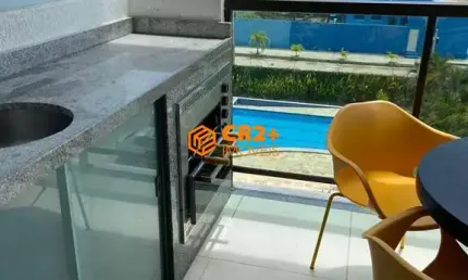 Vendo Flat com loft  54m² - 2 quartos em Porto de Galinhas MOBILIADO com Varanda