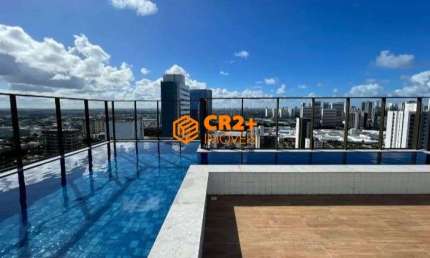Flat com 1 quarto à venda na Rua General Americano Freire, 13 A, Boa Viagem, Recife