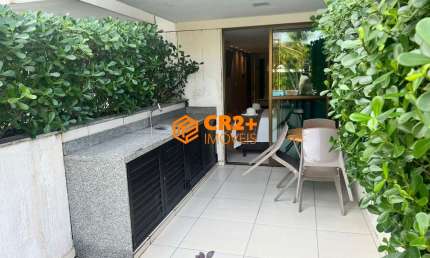 Vendo Flat 32m² em Porto de Galinhas MOBILIADO com Varanda gourmet no TÉRREO