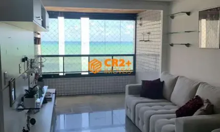 Alugo apartamento com 2 quartos e vista definitiva para o mar  72m²