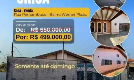 Venda - casa - vila nossa senhora de fátima - americana - sp