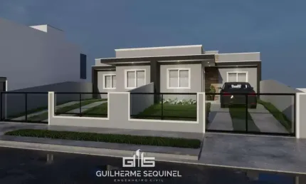Casa para Venda em Campo Largo, Conjunto Habitacional Monsenhor Francisco Gorski, 2 dormitórios, 1 banheiro, 1 vaga