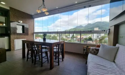 Apartamento semi-mobiliado com 121,10 m² no centro de jaraguá do sul
