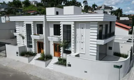 Residencial trentino - tipo i - sobrado alto padrão no bairro jaraguá esquerdo em jaraguá do sul