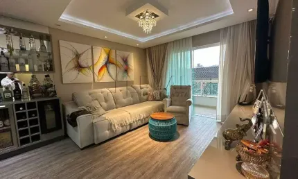 Apartamento Mobiliado com 120,08 m² no Vila Nova em Jaraguá do Sul