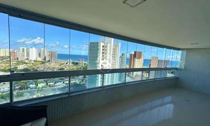 Imperdível oportunidade de adquirir apartamento de luxo em Patamares, Salvador-BA: 4 quartos, 3 suítes, 4 banheiros, 3 vagas e 165m².