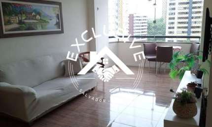 Imperdível apartamento de 3 quartos na Pituba, Salvador-BA: 1 suíte, 2 salas, 3 banheiros, 2 vagas de garagem, 115m².