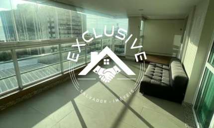 Apartamento para locação na Barra, Salvador-BA: 3 quartos, 3 suítes, 2 salas, 4 banheiros, 2 vagas de garagem, 181 m².
