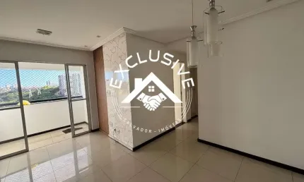 Apartamento à venda em Pernambués, Salvador-BA: 2 quartos, 1 suíte, 1 sala, 2 banheiros, 1 vaga, 60m². Venha conferir!