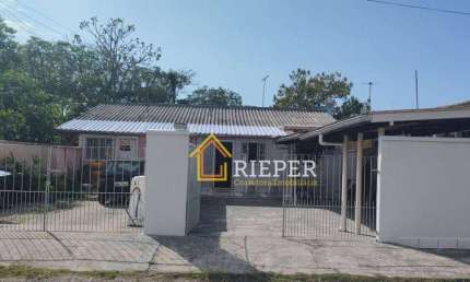 2 Casas Geminadas com 66m² privativos cada, com o total de, 122 m² por R$ 680.000,00 - Fazenda da Armação - Governador Celso Ramos/SC