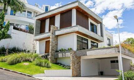 Casa em condomínio com vista para o mar no Cacupé, Florianópolis