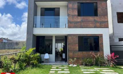 Casa em Condomínio para Venda em Camaçari, Vila de Abrantes (Abrantes), 4 dormitórios, 3 suítes, 4 banheiros, 2 vagas