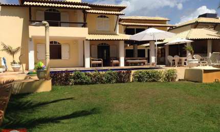 Casa em Condomínio para Temporada em Camaçari, Guarajuba (Monte Gordo), 7 dormitórios, 7 suítes, 10 banheiros, 4 vagas