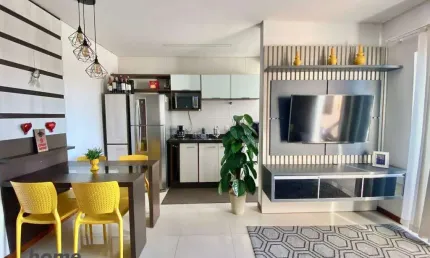 Venda de Apartamento no Floresta, Joinville – 2 Quartos, Móveis Sob Medida, 53,20m², R$ 383.000
