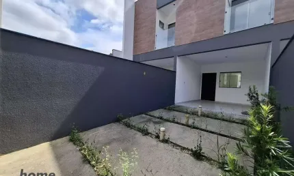 Sobrado geminado para venda no iririu com 1 suíte + 2 quartos por 519.000